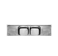 سینک صنعتی دو لگن سایز 250×60 اخوان مدل S11